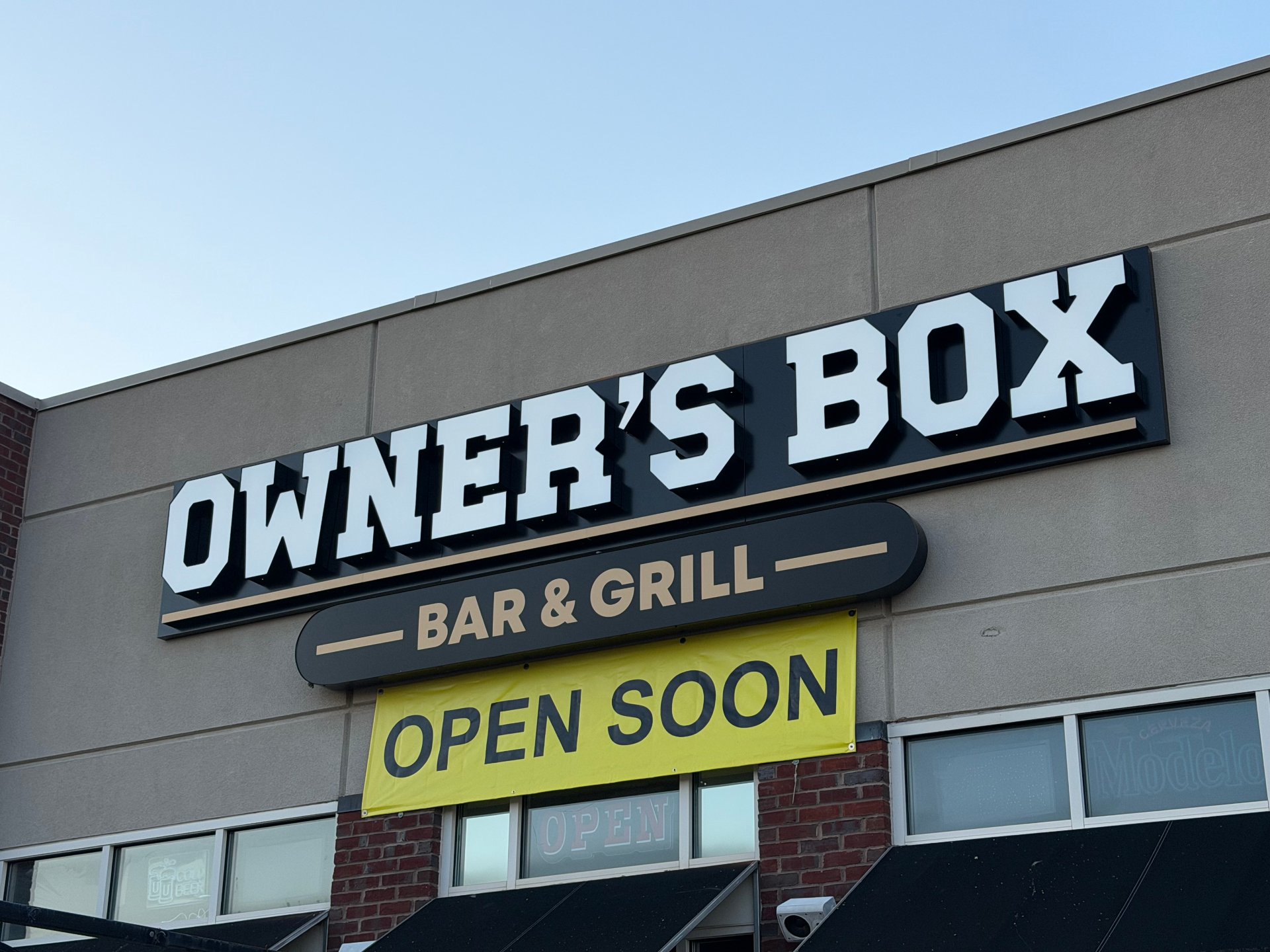 Channel Letters for Owner's Box Bar & Grill in Long Beach, CA