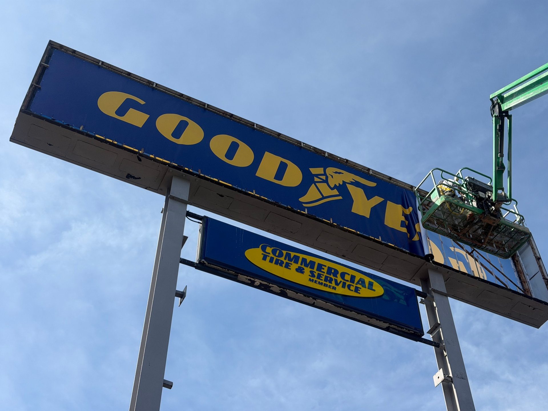 SignForge fabrication shop — welding channel letters